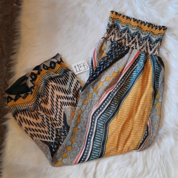 Bold Print Bandeau Maxi Dress - Picture 4 of 12